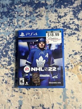 EA Sports NHL 22 PS4 - Blue Cover